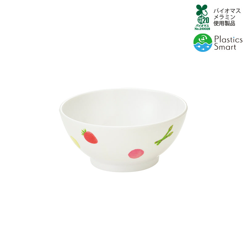 飯茶碗 べじふる J5 BH ｜国際化工公式通販サイト【子供用メラミン食器