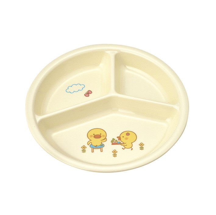 三つ仕切皿 小 ひよこぐみ J25 HI