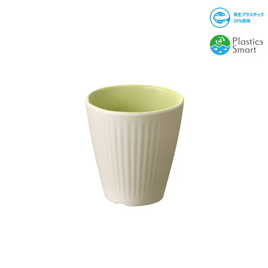 フリーカップ 小 クリーム/グリーンC C45 CGC
