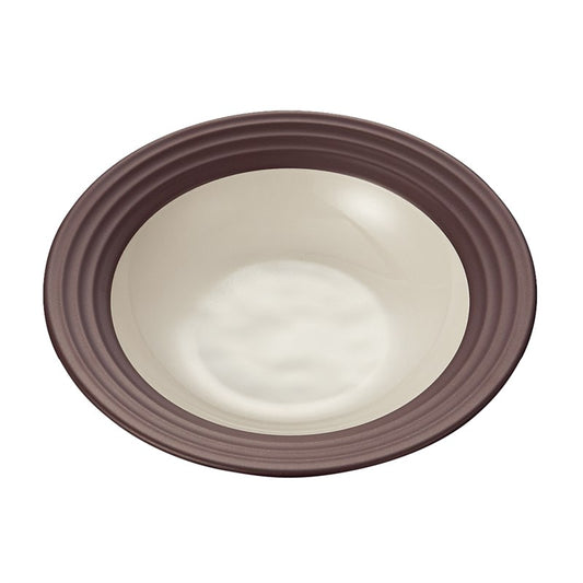 24cmカレー皿 ブラウンC E285 GB