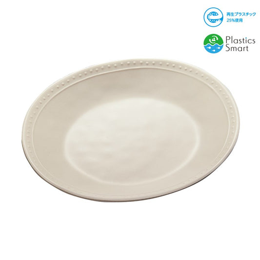 23cmオーバルプレート スマートクリームC E296 SMC