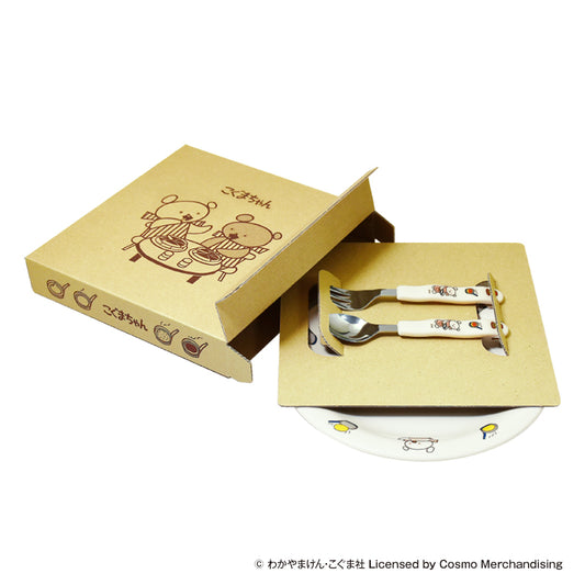 ほっとけーき皿&カトラリーセット こぐまちゃん