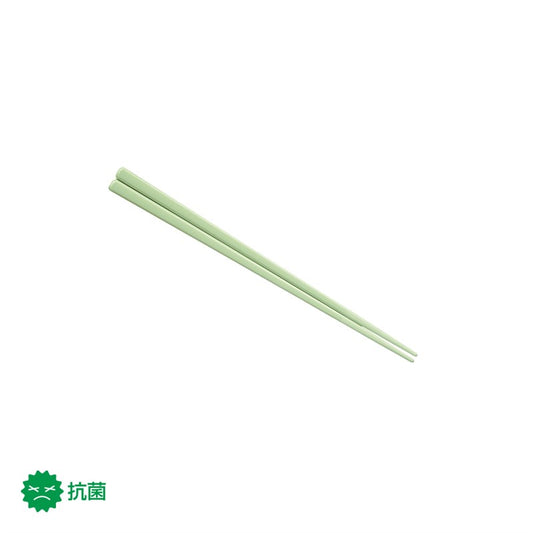 16cm角丸箸 ライトグリーン H47 LG