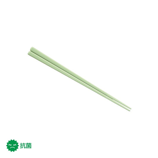 18cm角丸箸 ライトグリーン H48 LG