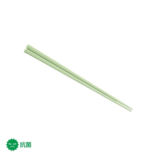19.5cm角丸箸 ライトグリーン H49 LG