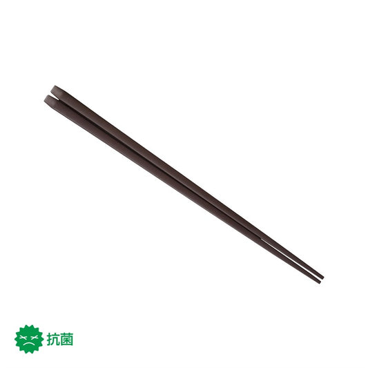 21cm四角箸 マット濃茶 H71 MBN