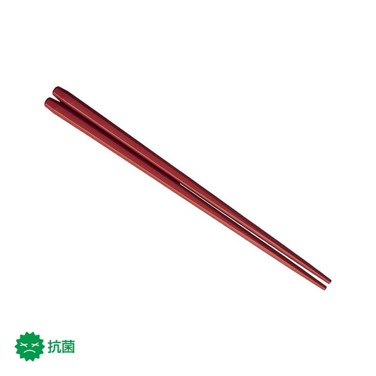21cm六角箸 マット朱 H91 MTR