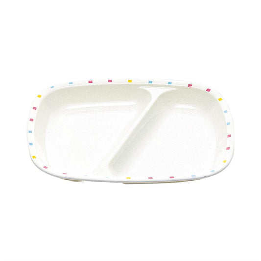 角二つ仕切皿 ブロック J23 SB