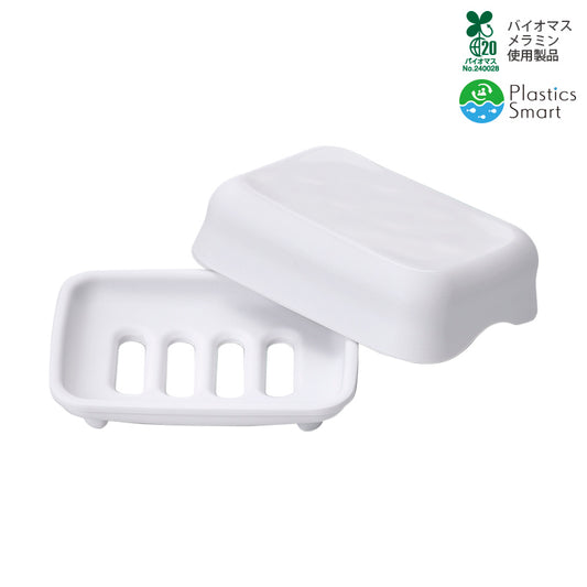 ソープディッシュ蓋付 ホワイト M725 W