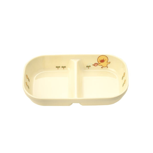 角二つ仕切皿 小 ひよこぐみ J31 HI