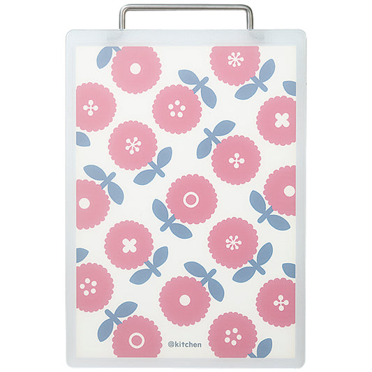 @kitchen まな板スクエアL フラワー MA136 FW