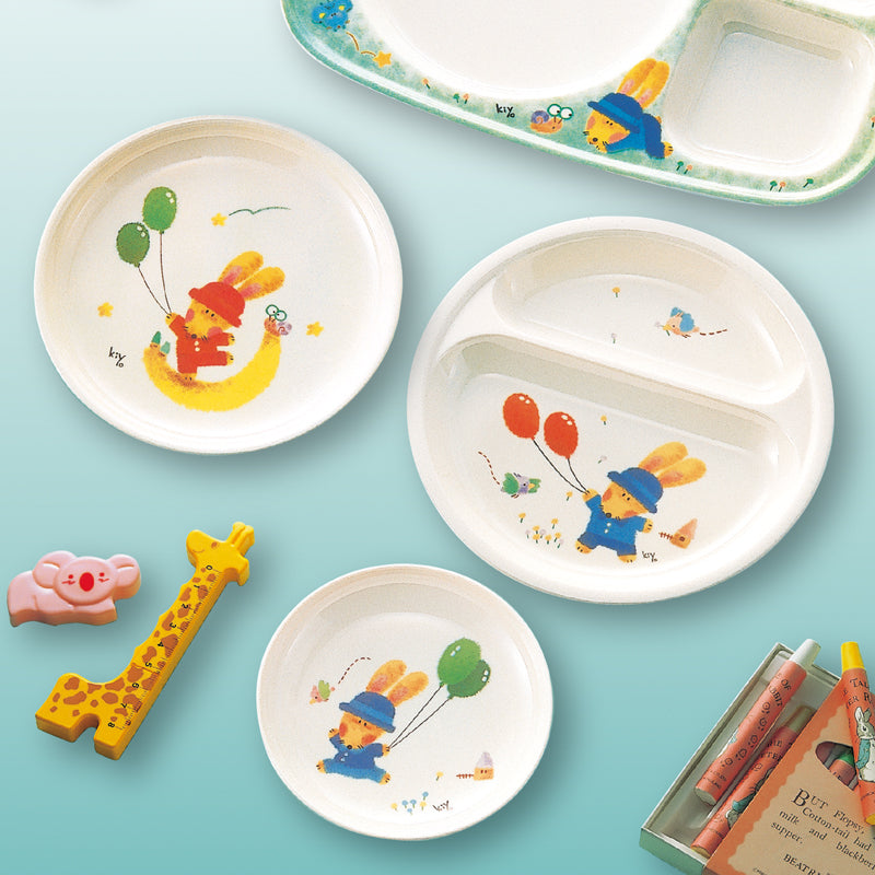 子供用メラミン食器】中食器 スイートラビット J1 SR ｜国際化工公式